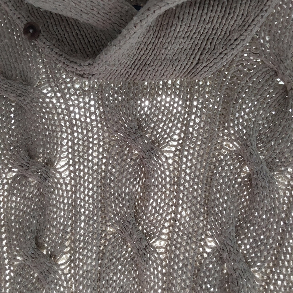 Polo, 100% Silk Fisherman's Sweater